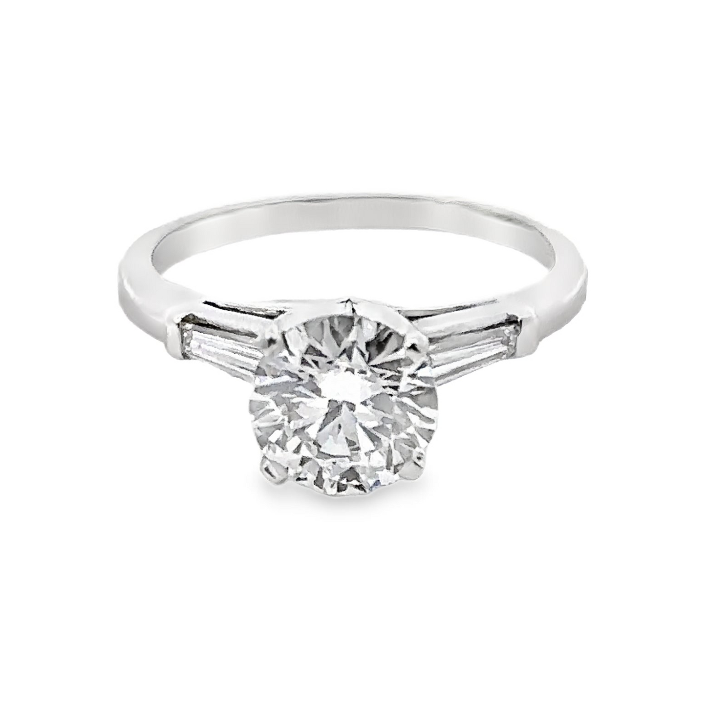 1.38 Ct. Platinum Lab Grown Diamond Engagement Ring