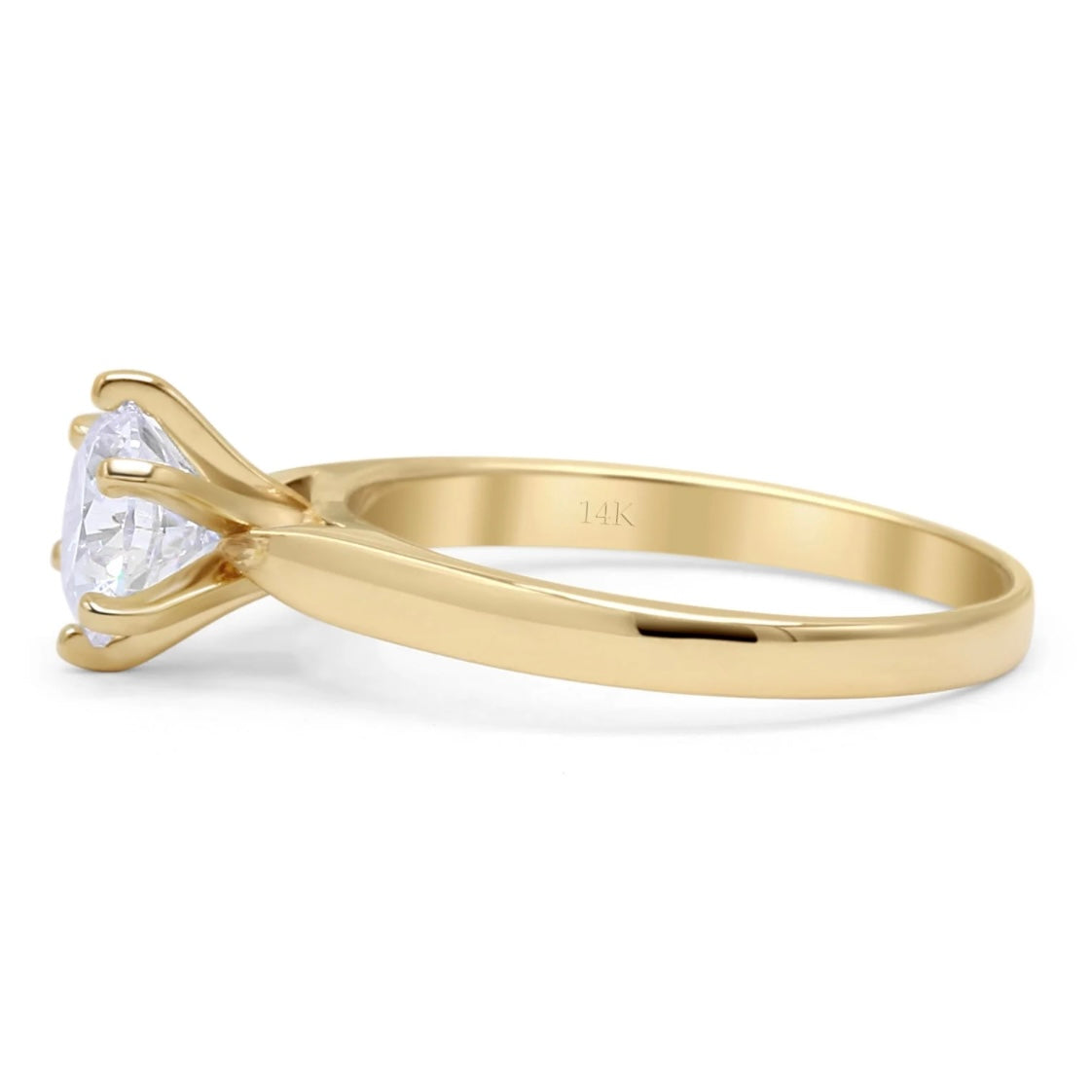 1.05 Ct. 14K Yellow Gold Lab Grown Diamond Engagement Ring