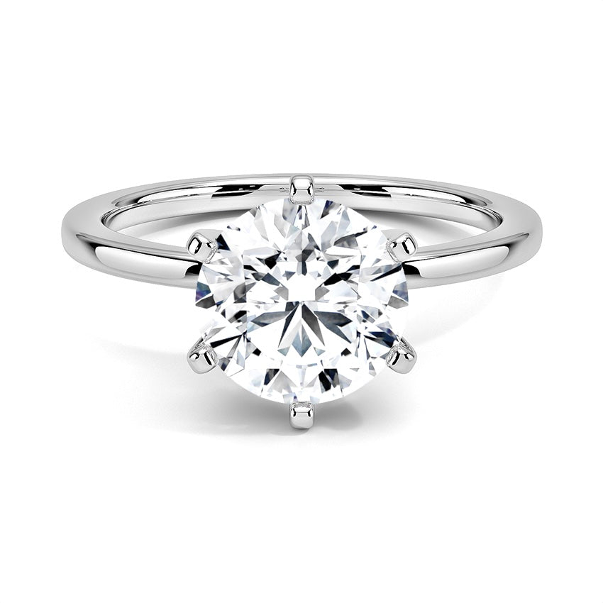 1.22 Ct. 14K White Gold Diamond Engagement Ring