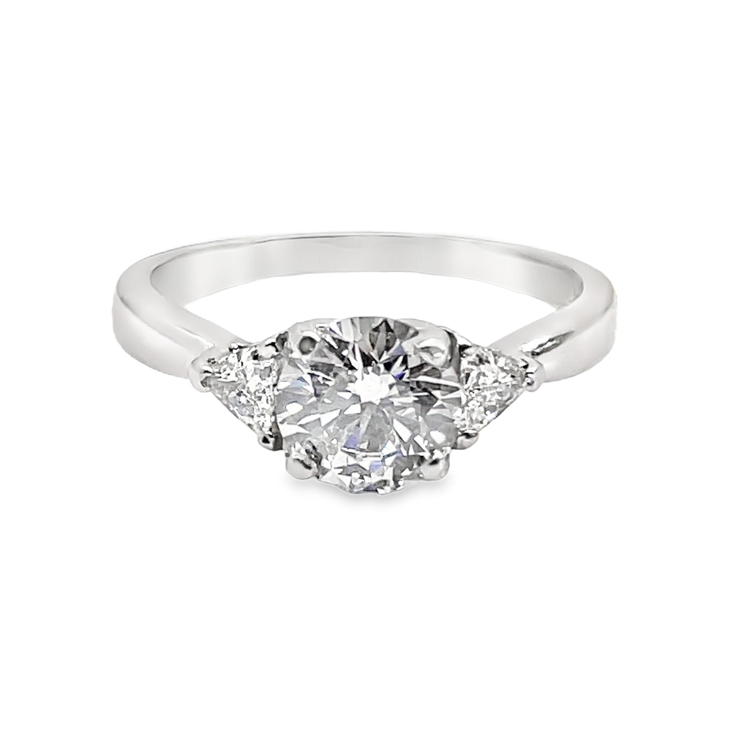 1.37 Ct. 14K White Gold Lab Grown Diamond Engagement Ring