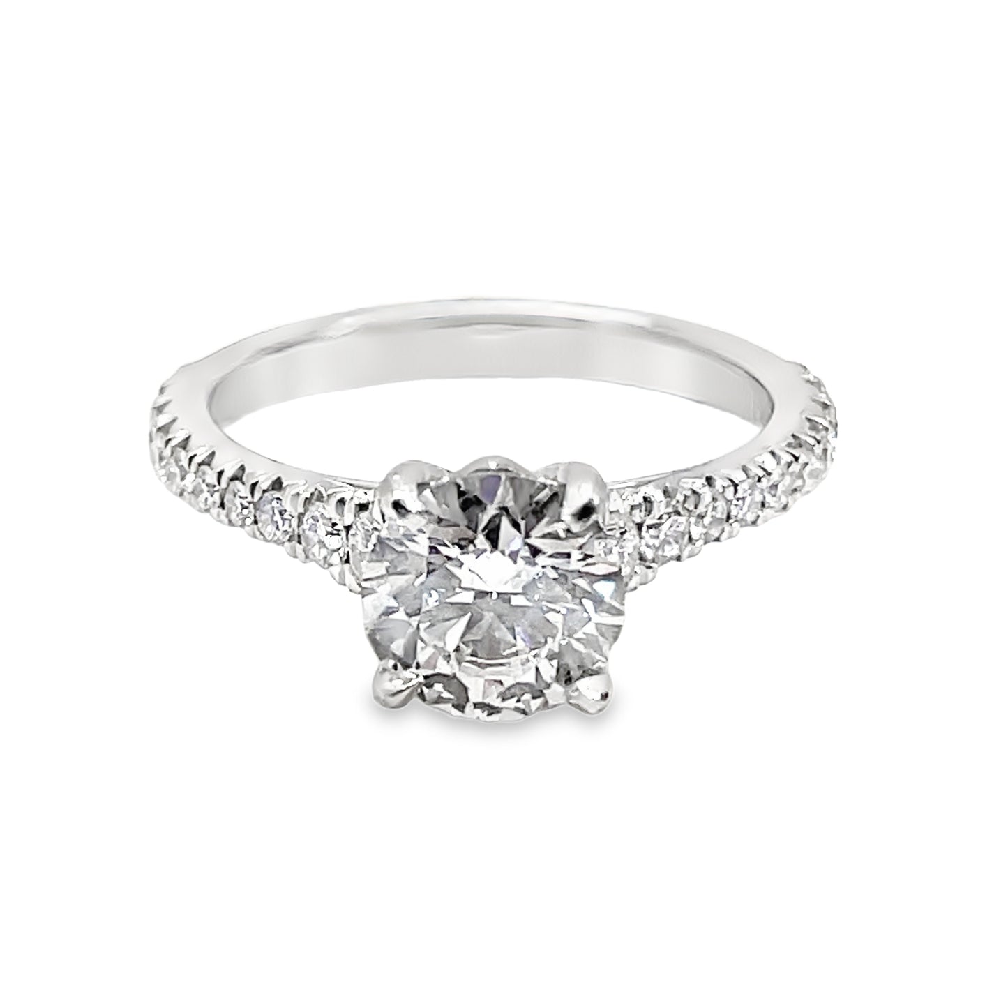 1.34 Ct. Platinum Lab Grown Diamond Engagement Ring