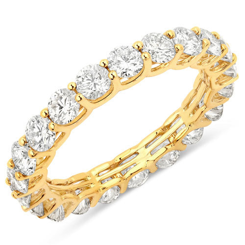 2.50 Cttw. 14K Yellow Gold Lab Grown Diamond Eternity Ring