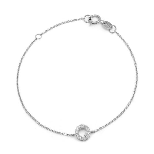 Initial Q Diamond Bracelet